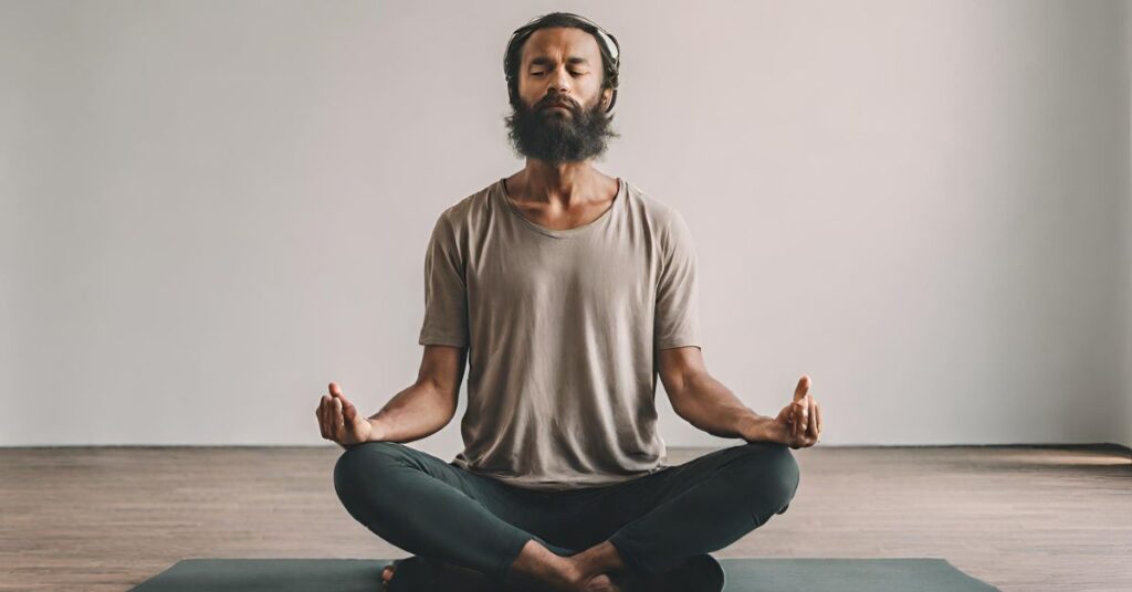 Man Meditating