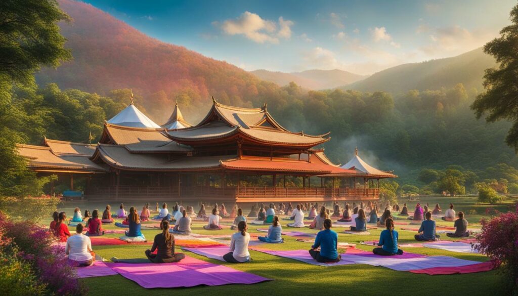 Kundalini yoga retreat
