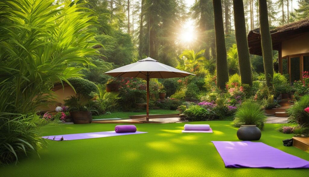 luxury yoga retreat image