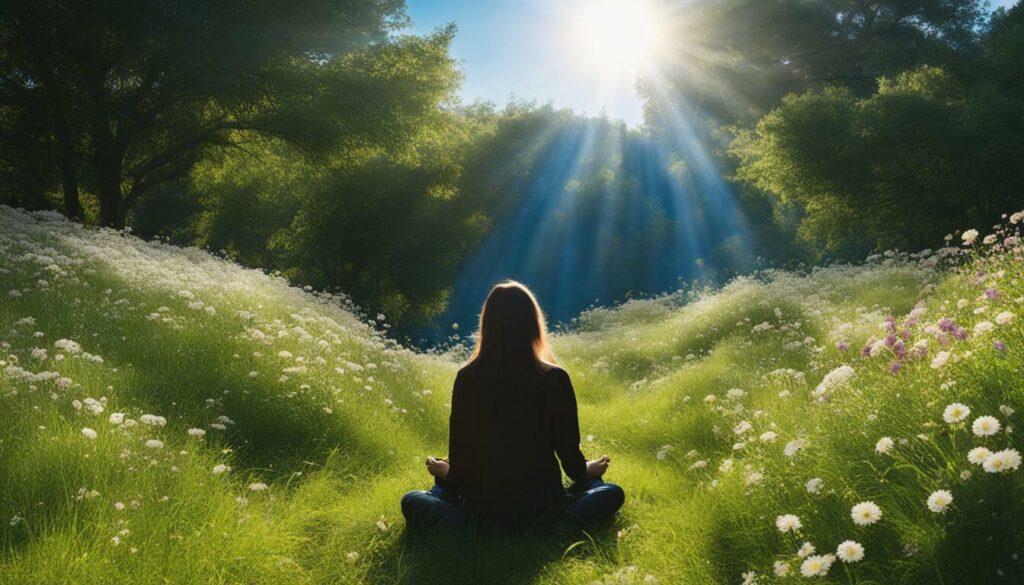 meditating for mental wellness