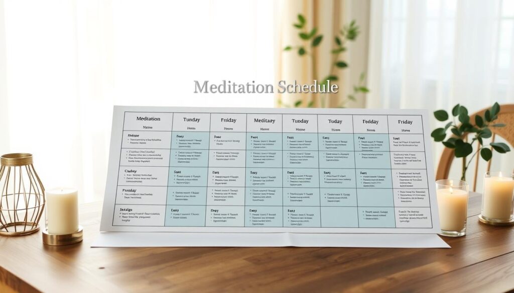 meditation schedule